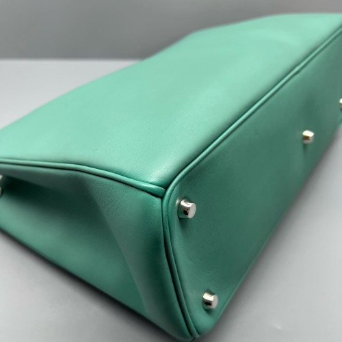 Dior Large Diorissimo Tote Calfskin Green Fuchsia