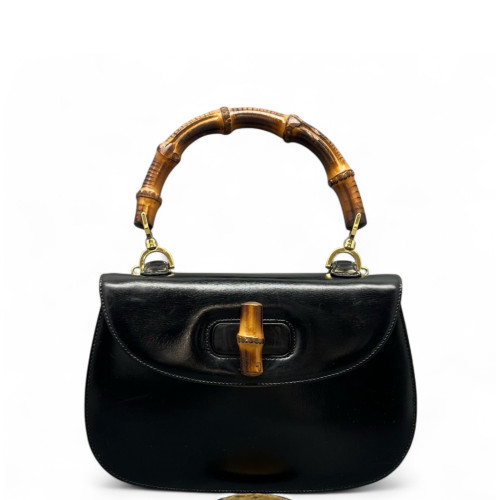 Gucci Bamboo 1947 Medium Calfskin Black