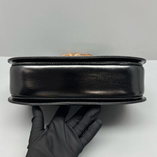 Gucci Bamboo 1947 Medium Calfskin Black