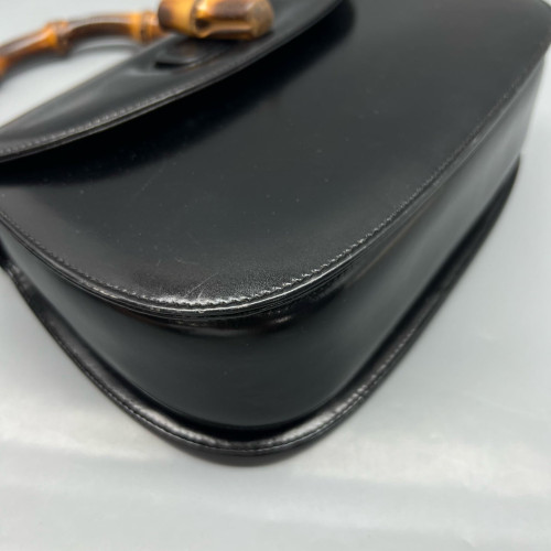 Gucci Bamboo 1947 Medium Calfskin Black