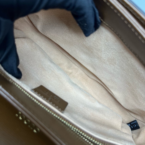 Gucci Medium Horsebit 1955 GG Supreme Monogram Tan