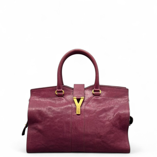 Yves Saint Laurent Medium Cabas Chyc Calfskin Azalea