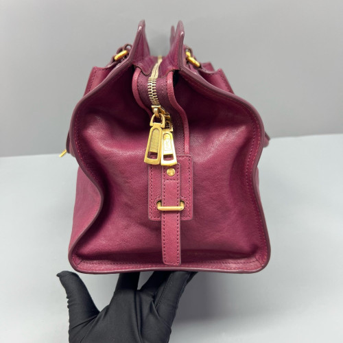 Yves Saint Laurent Medium Cabas Chyc Calfskin Azalea