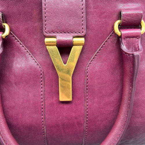 Yves Saint Laurent Medium Cabas Chyc Calfskin Azalea