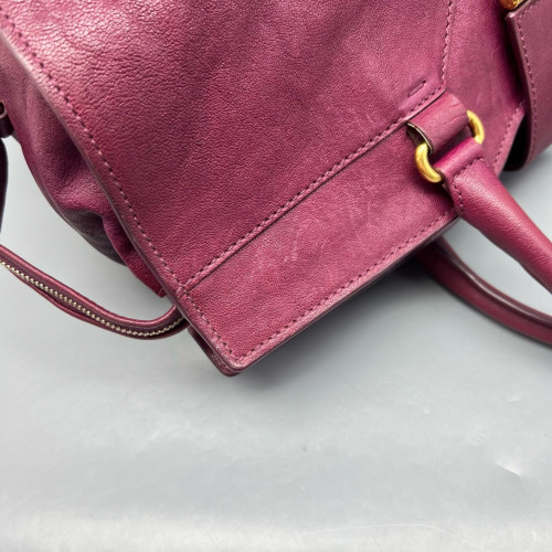Yves Saint Laurent Medium Cabas Chyc Calfskin Azalea
