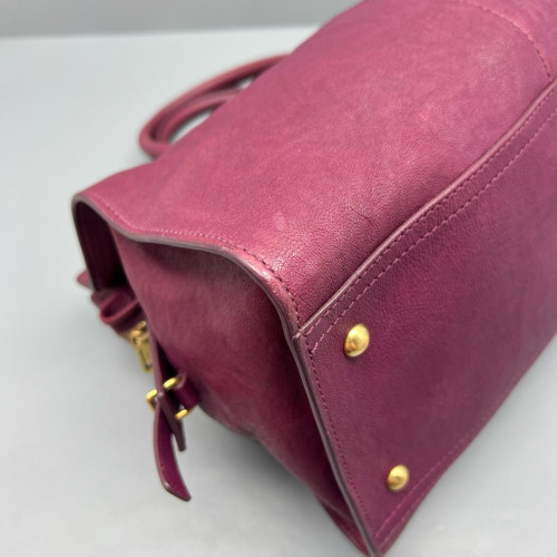 Yves Saint Laurent Medium Cabas Chyc Calfskin Azalea