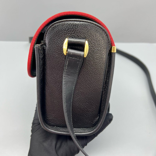 Gucci Box Bag Grained Calfskin Black Gucci Box Bag Grained Calfskin Black