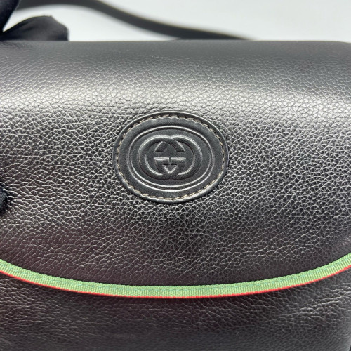 Gucci Box Bag Grained Calfskin Black Gucci Box Bag Grained Calfskin Black