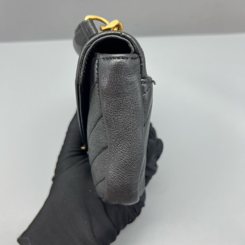 Yves Saint Laurent Mini College Calfskin Black