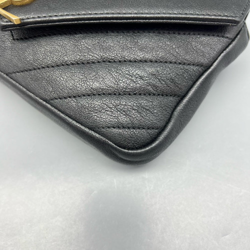 Yves Saint Laurent Mini College Calfskin Black
