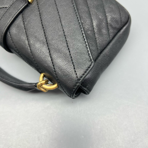 Yves Saint Laurent Mini College Calfskin Black
