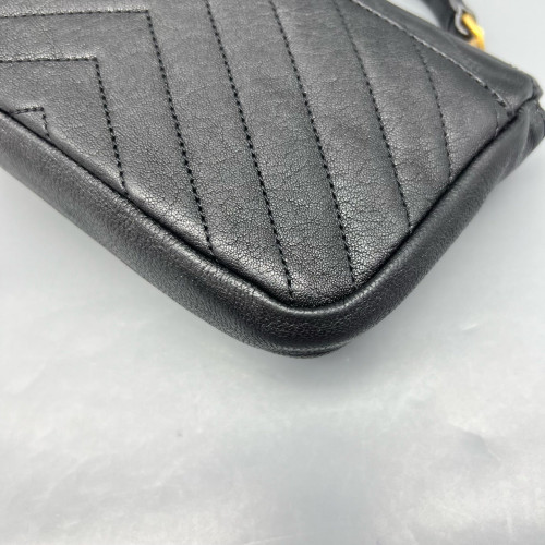 Yves Saint Laurent Mini College Calfskin Black