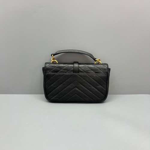 Yves Saint Laurent Mini College Calfskin Black
