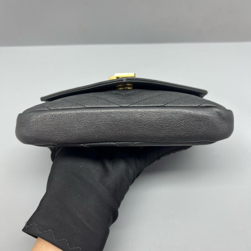 Yves Saint Laurent Mini College Calfskin Black