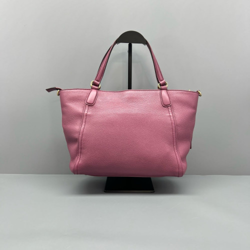 Gucci Tassel Small Soho Shoulder Bag Calfskin Purple