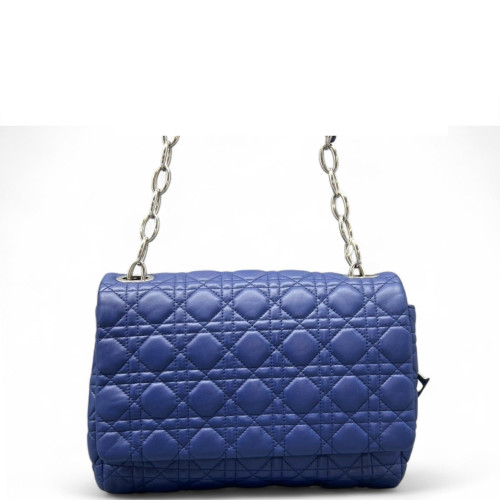 Dior Shoulder Bag Calfskin Blue