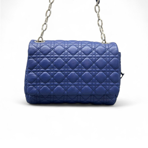 Dior Shoulder Bag Calfskin Blue