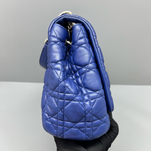 Dior Shoulder Bag Calfskin Blue
