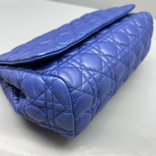 Dior Shoulder Bag Calfskin Blue