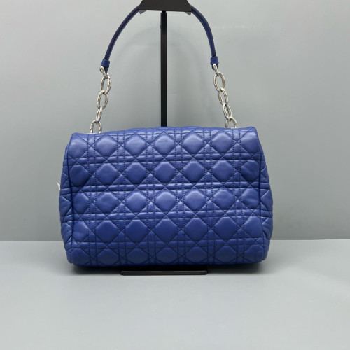 Dior Shoulder Bag Calfskin Blue