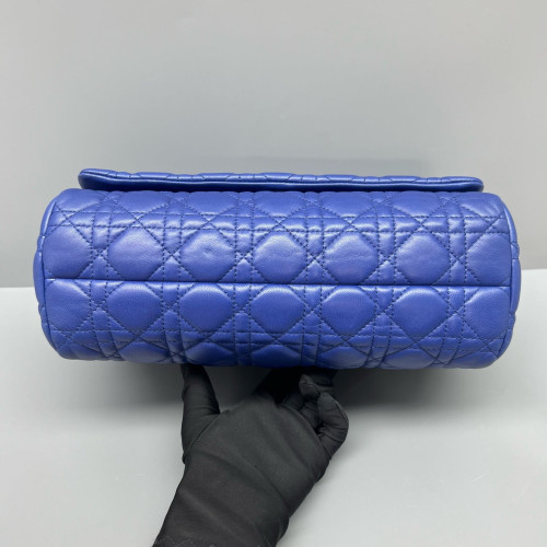 Dior Shoulder Bag Calfskin Blue