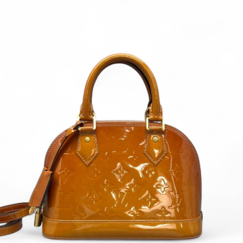 Louis Vuitton Alma BB Vernis Tan