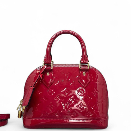 Louis Vuitton Alma BB Vernis Red