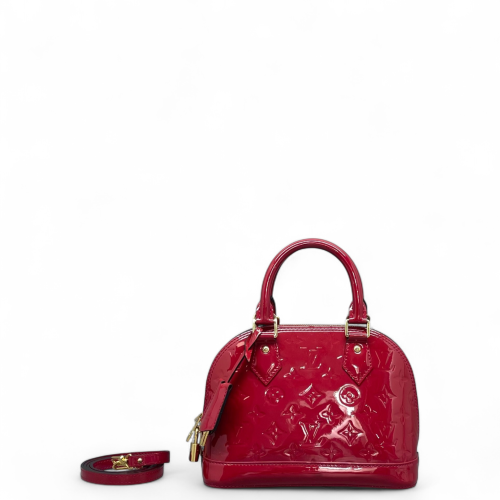 Louis Vuitton Alma BB Vernis Red