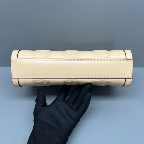 Gucci Small Ophidia Chain Shoulder Bag Guccissima Natural Tan