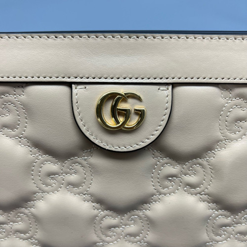 Gucci Small Ophidia Chain Shoulder Bag Guccissima Natural Tan