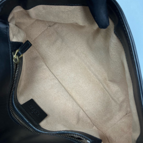 Gucci Matelasse Small GG Marmont Calfskin Black