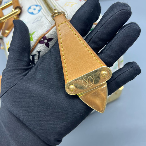 Louis Vuitton Speedy 30 Monogram Multicolor White Louis Vuitton Speedy 30 Monogram Multicolor White