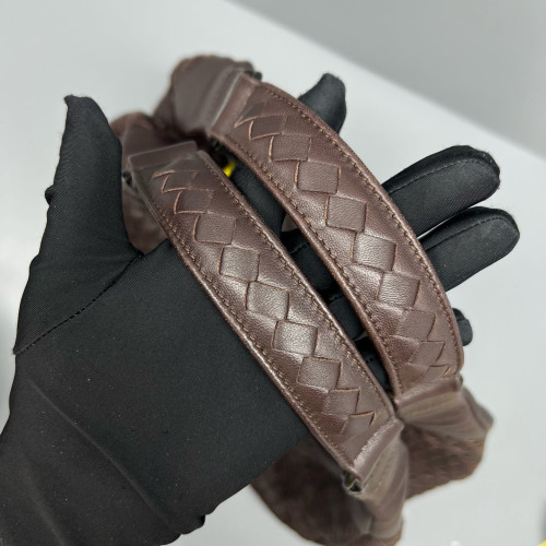 Bottega Veneta Large Campana Hobo Calfskin Intrecciato Dark Brown