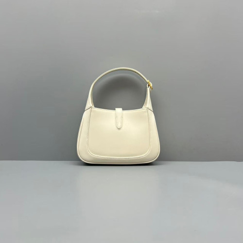 Gucci Mini Jackie 1961 Hobo Calfskin White