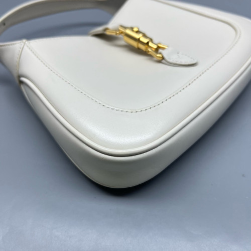 Gucci Mini Jackie 1961 Hobo Calfskin White