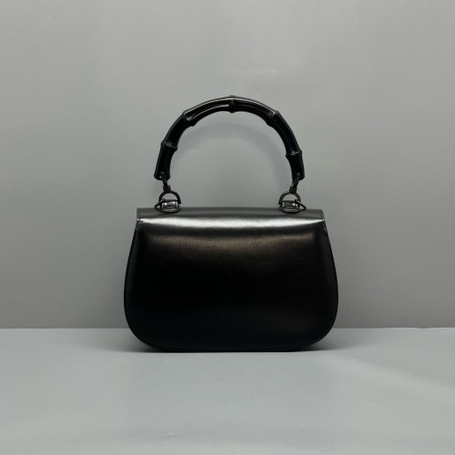 Gucci Bamboo 1947 Medium Calfskin Black