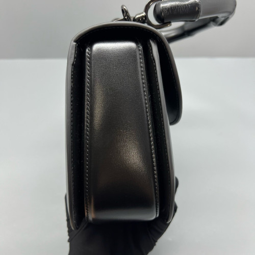 Gucci Bamboo 1947 Medium Calfskin Black