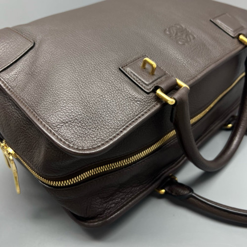 Loewe Amazona 36 Calfskin Dark Brown