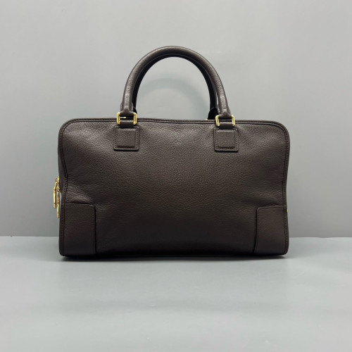 Loewe Amazona 36 Calfskin Dark Brown