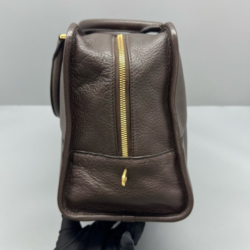 Loewe Amazona 36 Calfskin Dark Brown