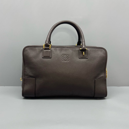 Loewe Amazona 36 Calfskin Dark Brown