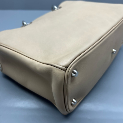 Dior Medium Diorissimo Tote Calfskin Natural Tan