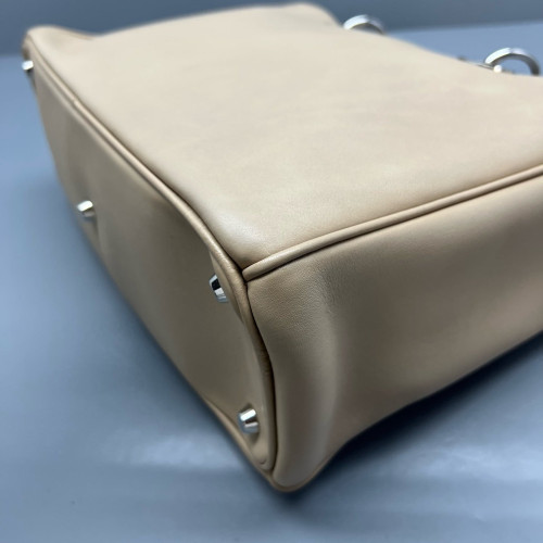 Dior Medium Diorissimo Tote Calfskin Natural Tan