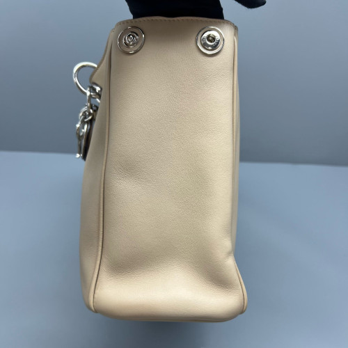 Dior Medium Diorissimo Tote Calfskin Natural Tan