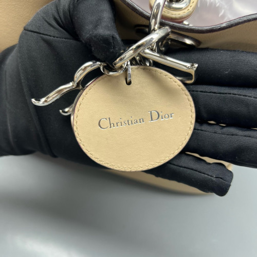 Dior Medium Diorissimo Tote Calfskin Natural Tan