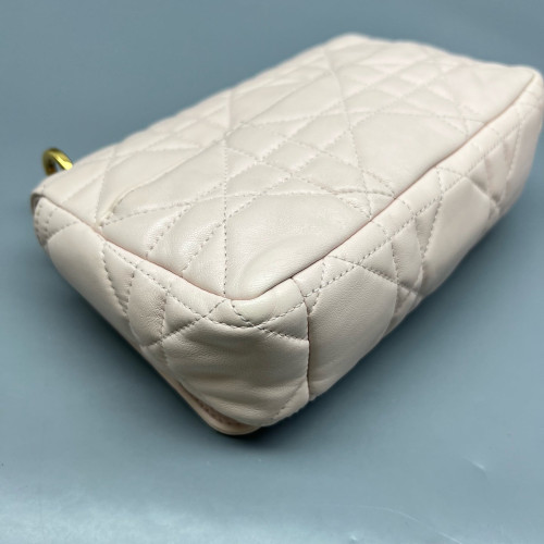 Dior Small Caro Bag Calfskin Light Pink