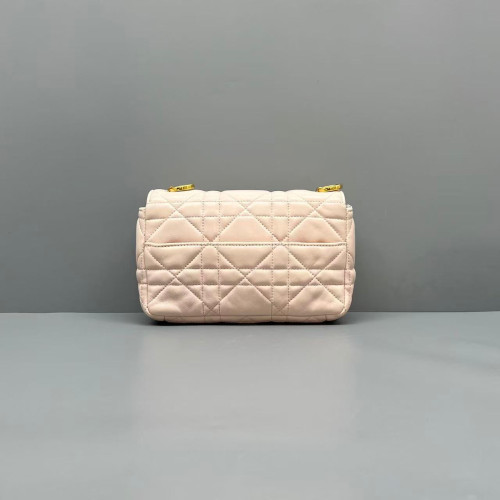 Dior Small Caro Bag Calfskin Light Pink