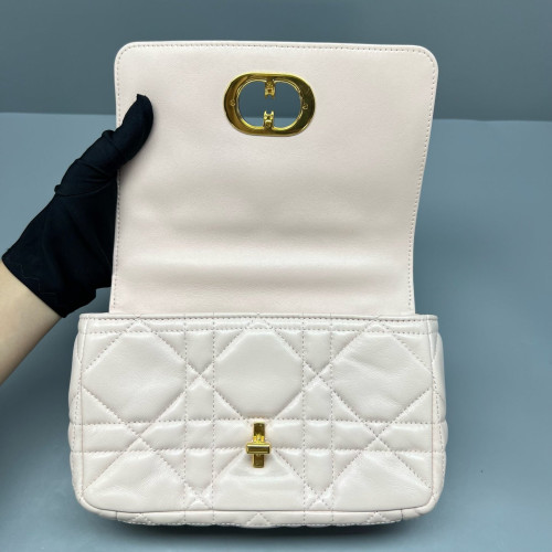 Dior Small Caro Bag Calfskin Light Pink
