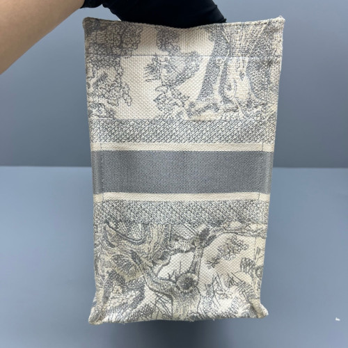 Dior Medium Book Tote Canvas Light Grey Beige Dior Medium Book Tote Canvas Light Grey Beige
