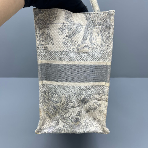 Dior Medium Book Tote Canvas Light Grey Beige Dior Medium Book Tote Canvas Light Grey Beige